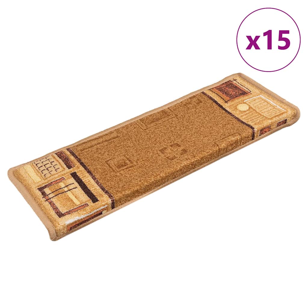 Selvklæbende Trappemåtter 10 Stk. 65X21X4 Cm