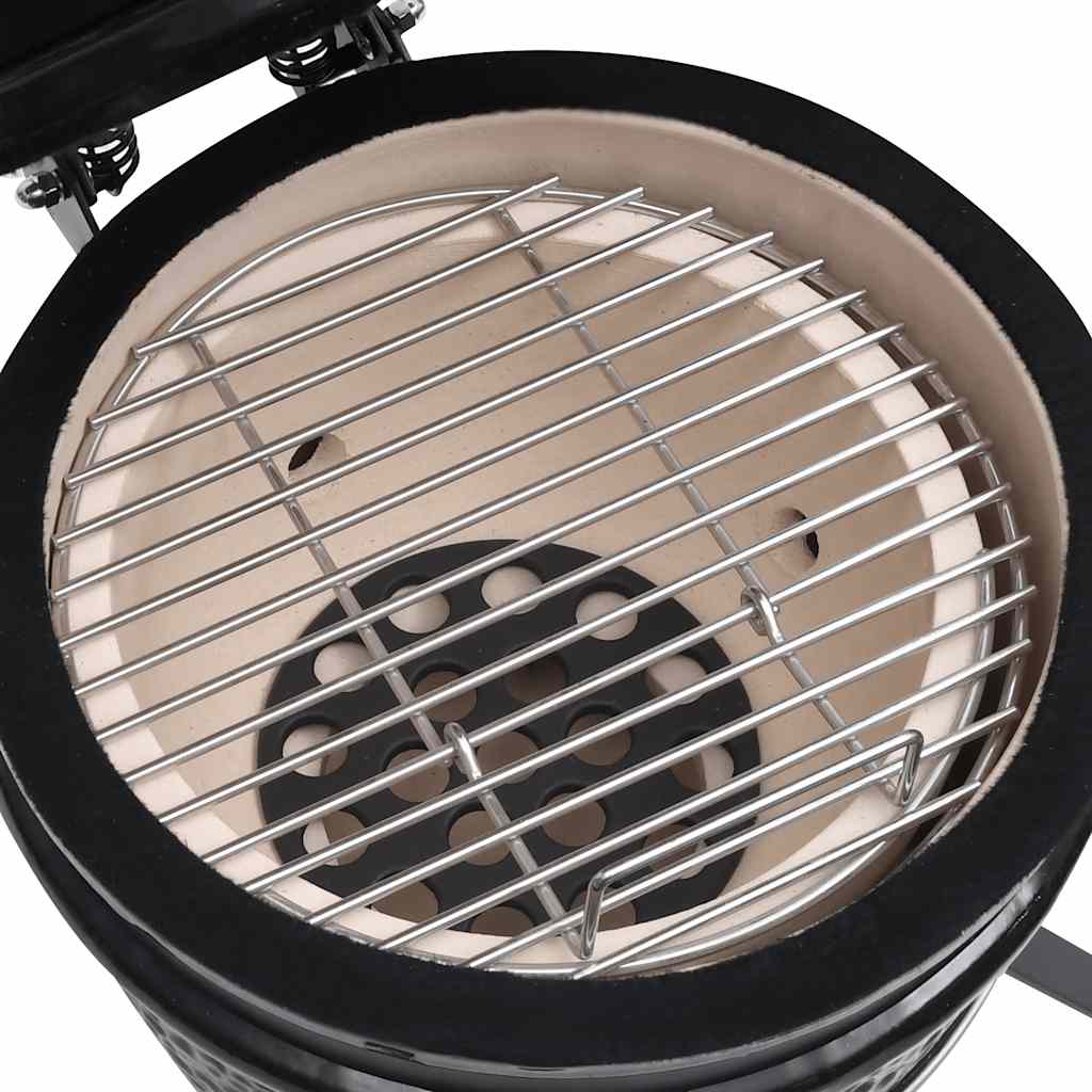 2-I-1 Kamado-Røgegrill 56 Cm Keramisk