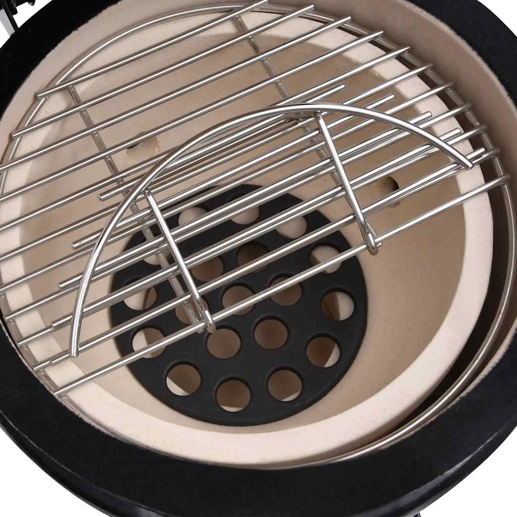 2-I-1 Kamado-Røgegrill 56 Cm Keramisk