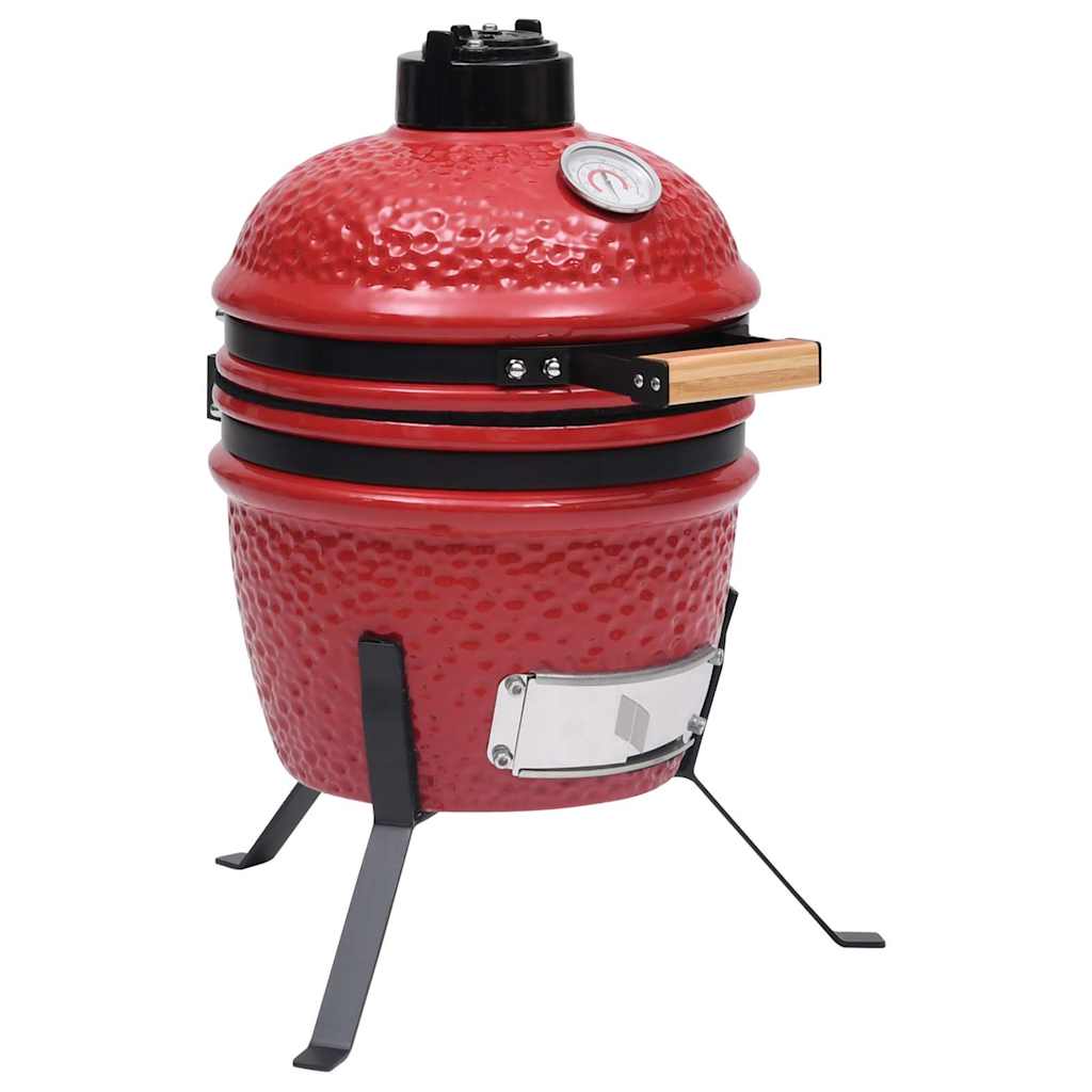 2-I-1 Kamado-Røgegrill 56 Cm Keramisk