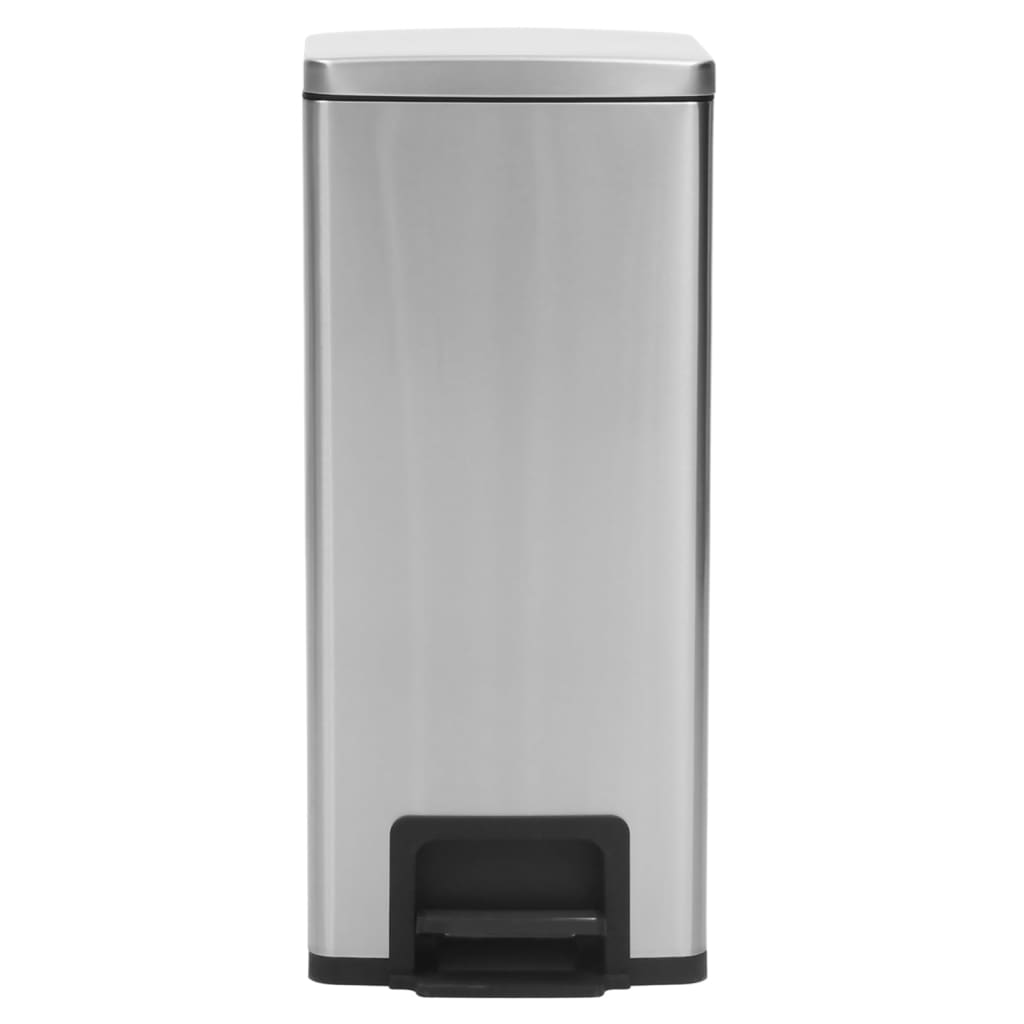 Pedalspand Fingeraftryksafvisende 30 L Rustfrit Stål