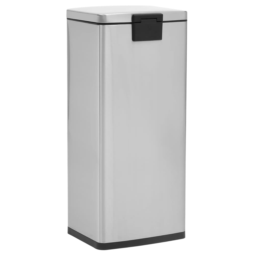 Pedalspand Fingeraftryksafvisende 30 L Rustfrit Stål