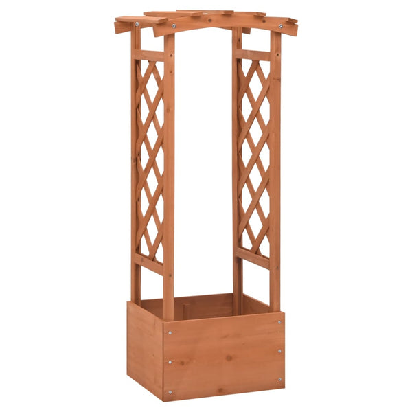 Plantekasse Med Espalier Fyrretræ