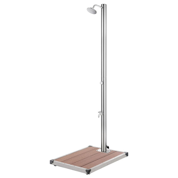 Havebruser Med Bund 220 Cm Rustfrit Stål
