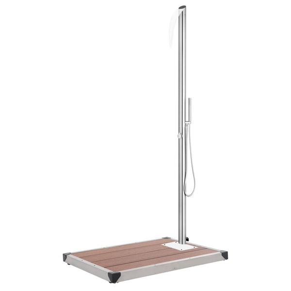Havebruser Med Bund 225 Cm Rustfrit Stål