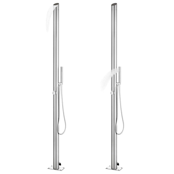 Havebruser Med Bund 225 Cm Rustfrit Stål