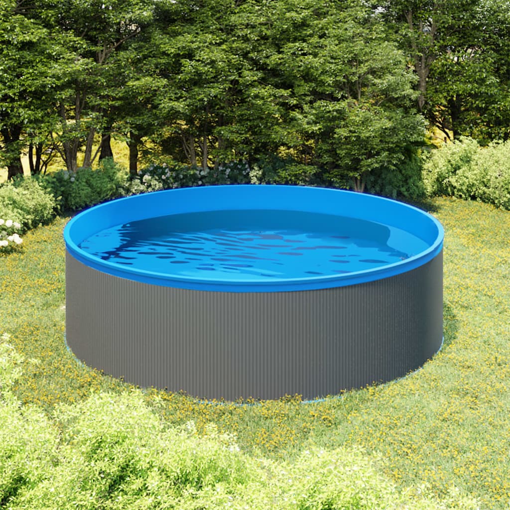 Splasher Pool Med Hængende Skimmer Og Pumpe 350X90 Cm