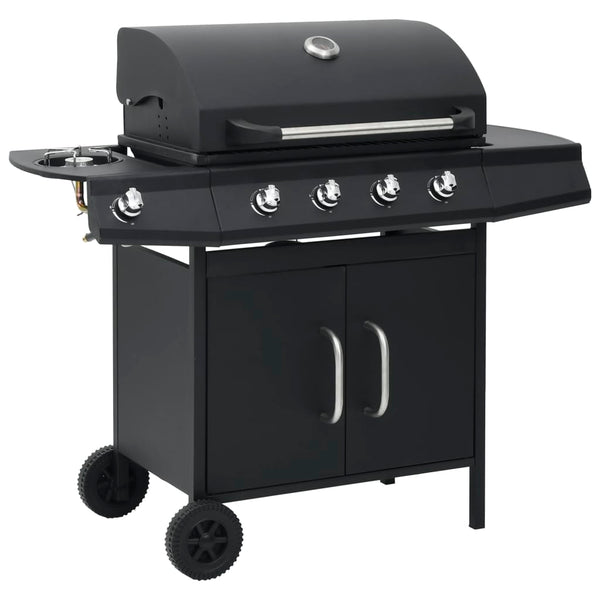 Gasgrill 4+1 Grillzoner Stål