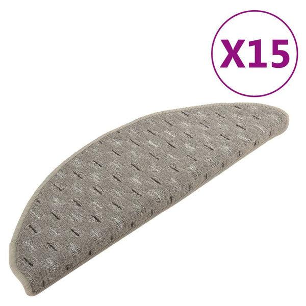 15 Stk. Trappemåtter 65X21X4 Cm