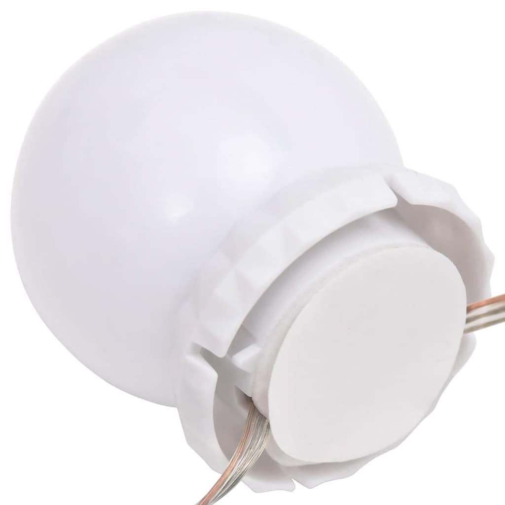 Lampesæt Til Spejl 8 Led-Lamper Varm Hvid Og Kold Hvid