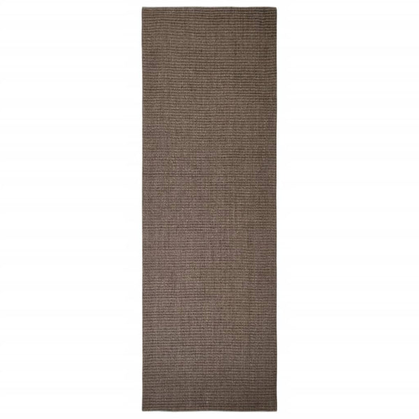 Gulvtæppe 66X200 Cm Naturlig Sisal Brun