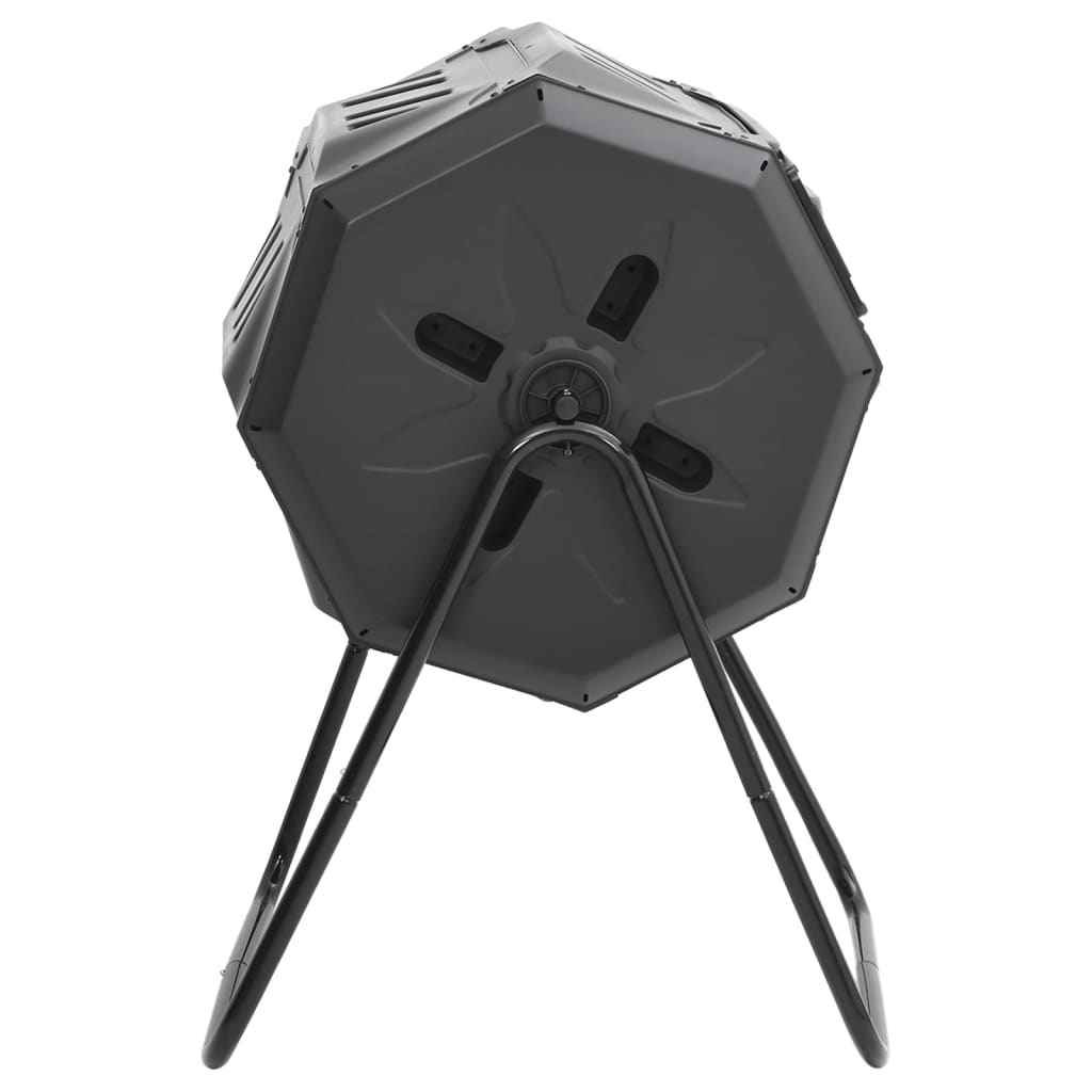 Kompostbeholder Til Have 73X64X95 Cm 160 L Sort