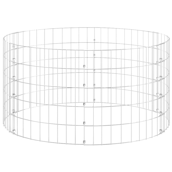 Kompostbeholder Ø100X50 Cm Galvaniseret Stål