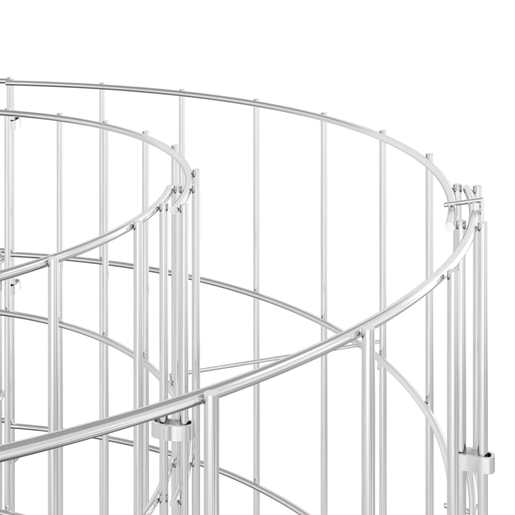 Kompostbeholder Ø100X50 Cm Galvaniseret Stål