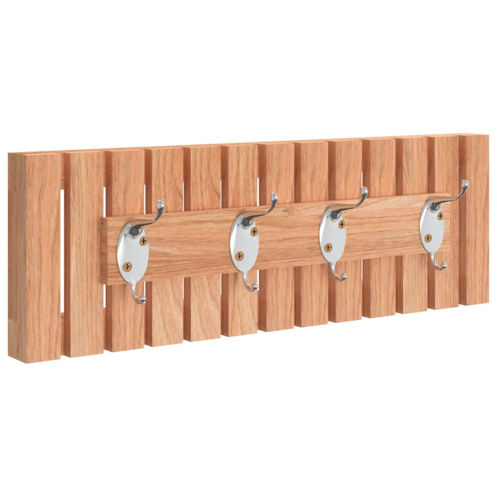 Knagerække 42X8,5X14 Cm Massivt Valnøddetræ