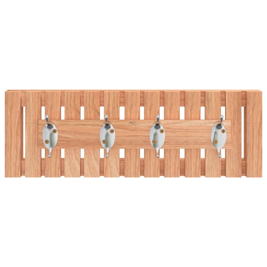 Knagerække 42X8,5X14 Cm Massivt Valnøddetræ