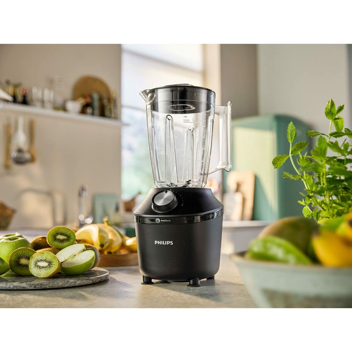 Kop-blender Philips 600W 600 W 2 L Sort