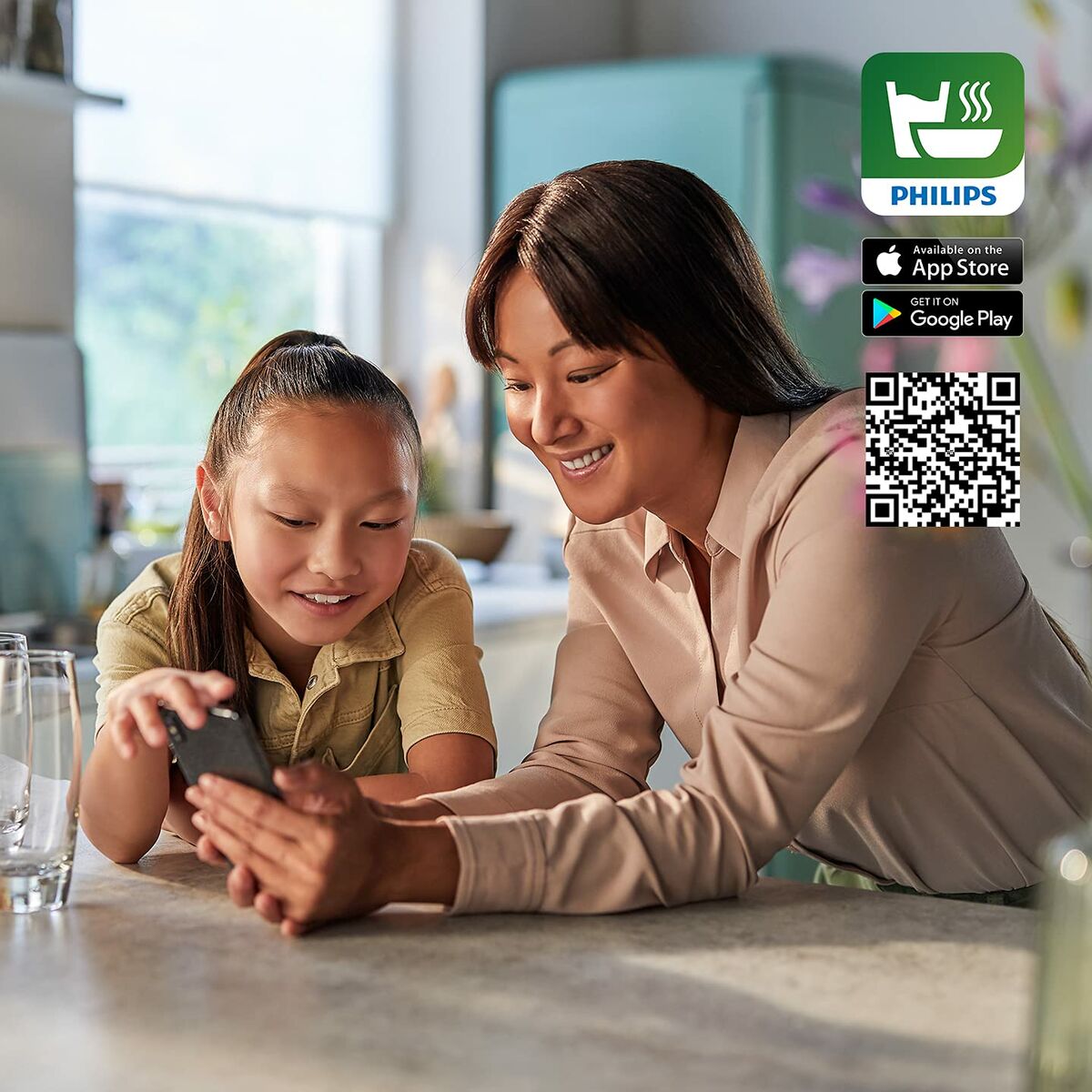 Kop-blender Philips 600W 600 W 2 L Sort