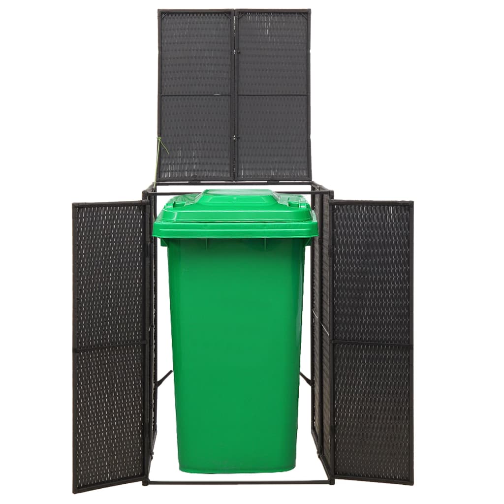 Skraldespandsskjuler 70X80X117 Cm Polyrattan