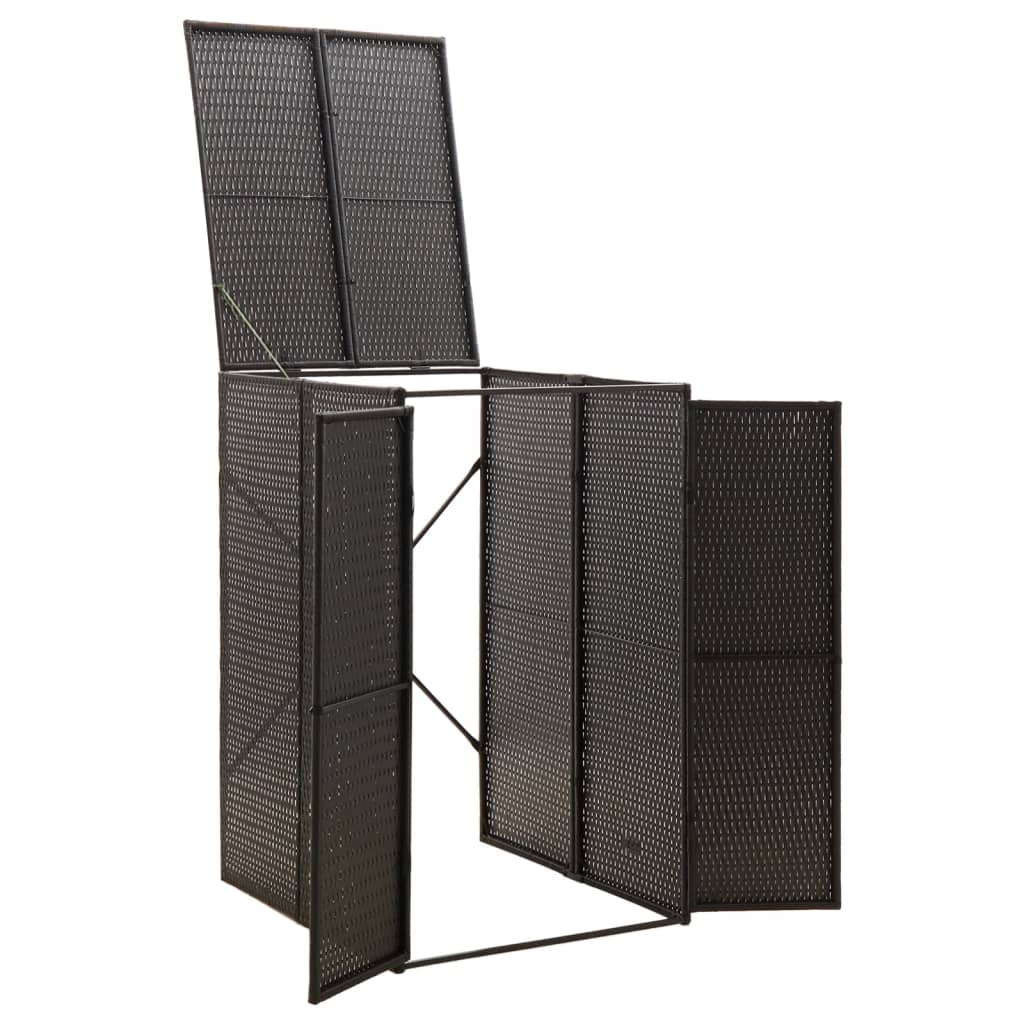 Skraldespandsskjuler 70X80X117 Cm Polyrattan