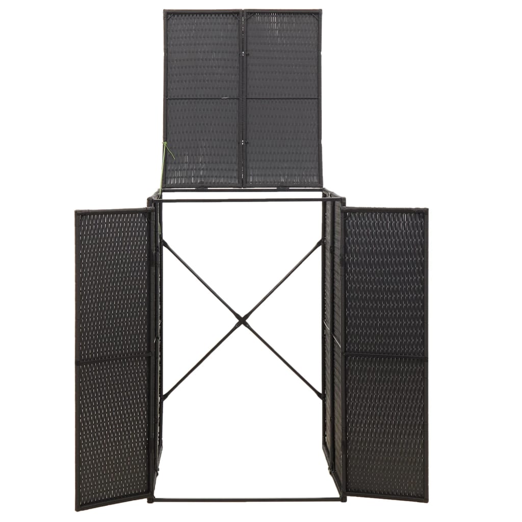 Skraldespandsskjuler 70X80X117 Cm Polyrattan