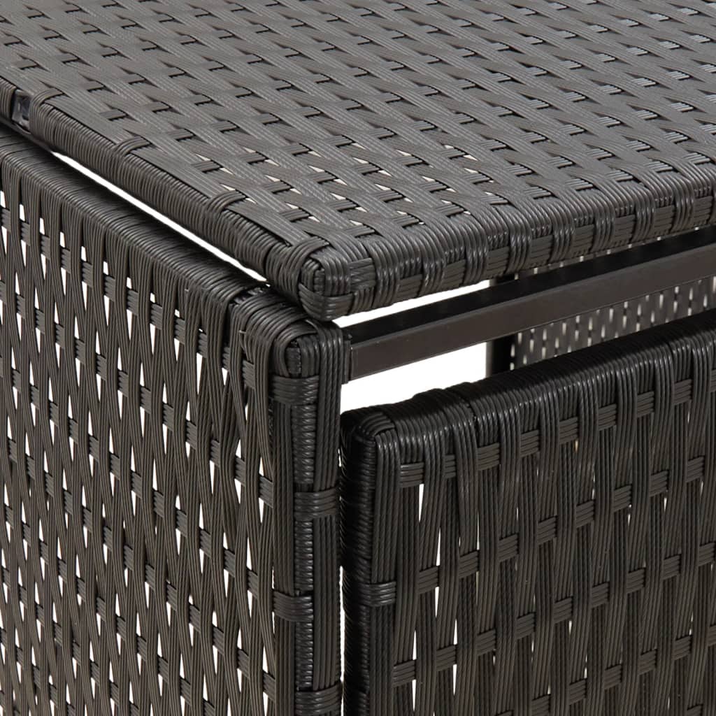 Skraldespandsskjuler 70X80X117 Cm Polyrattan