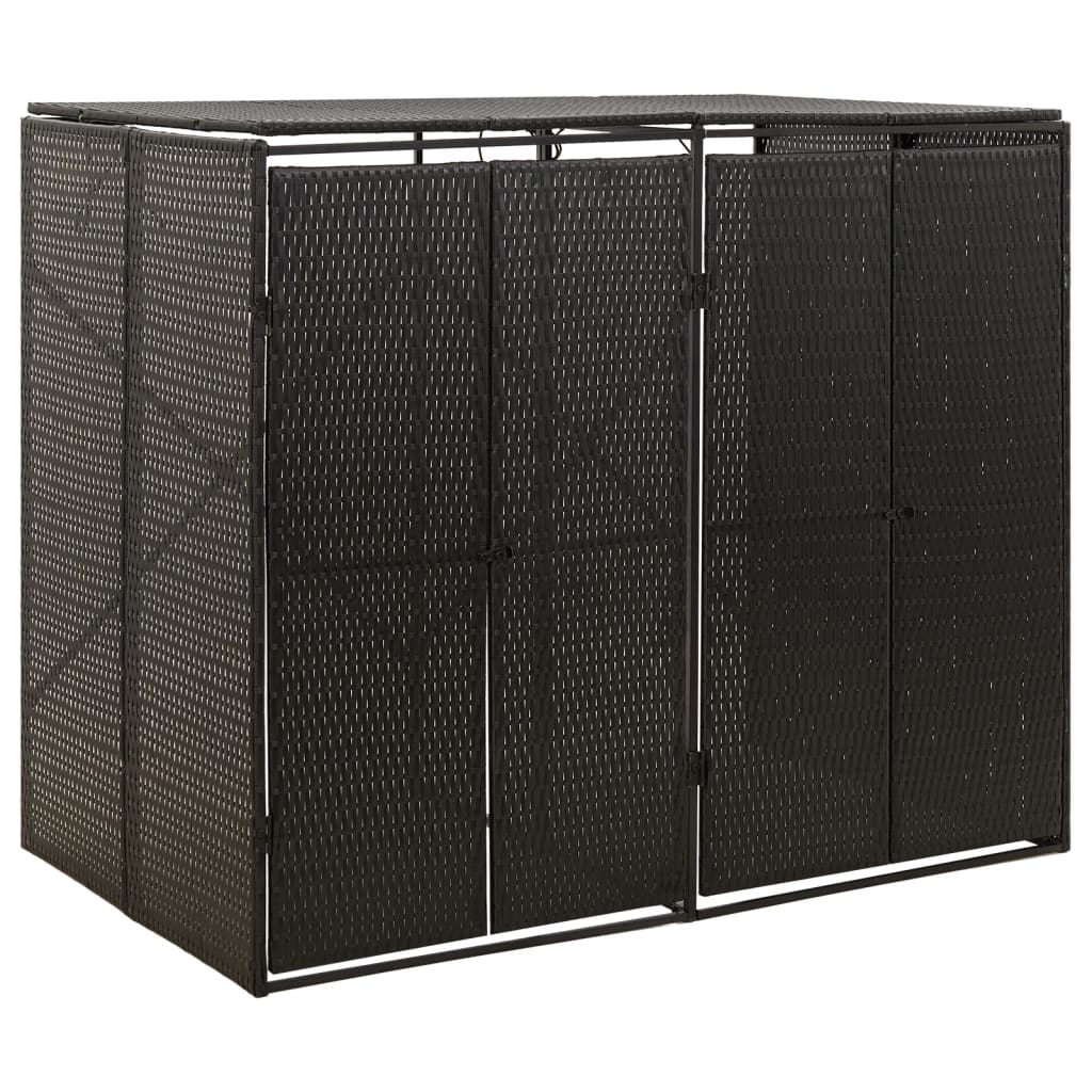 Skraldespandsskjuler 70X80X117 Cm Polyrattan