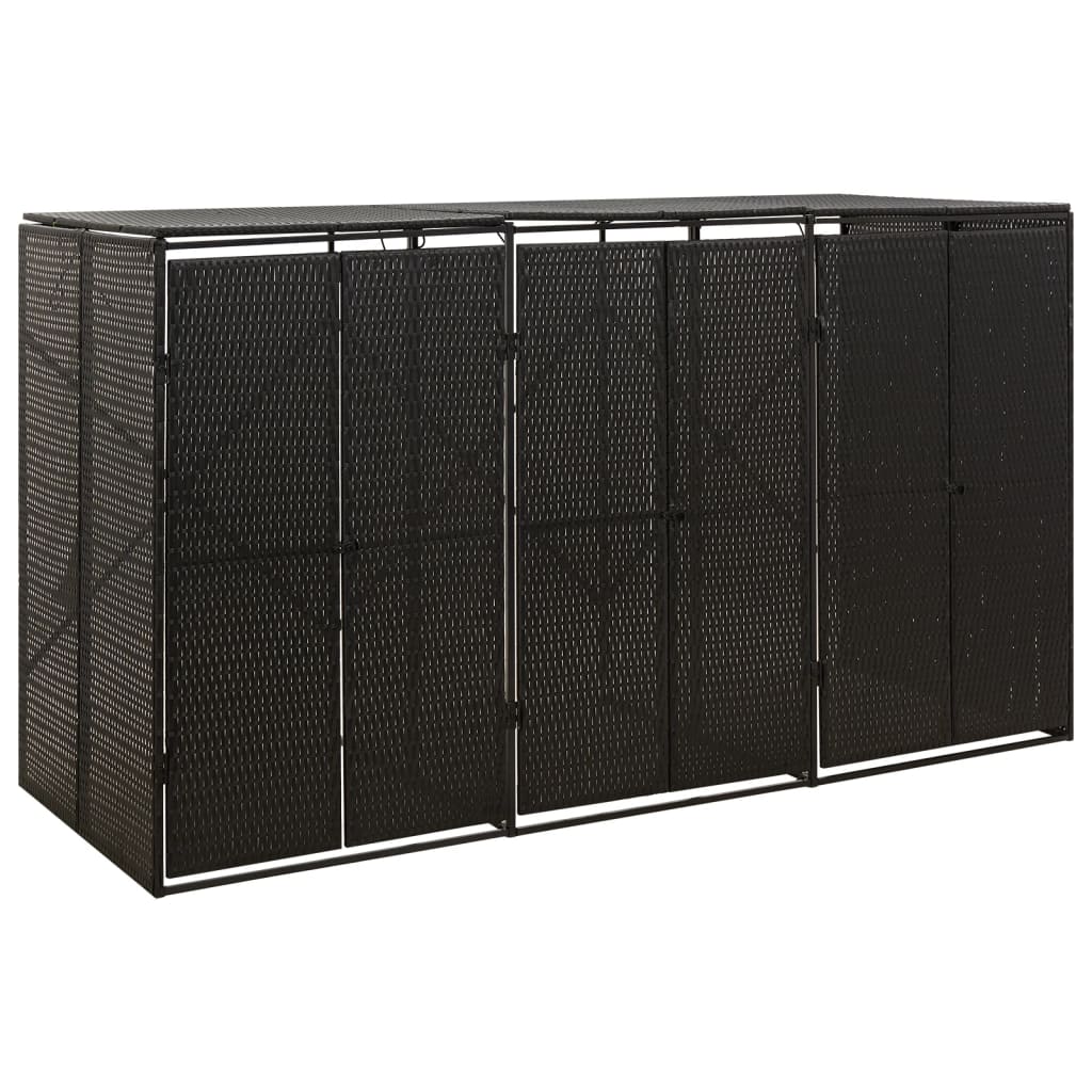 Skraldespandsskjuler 70X80X117 Cm Polyrattan