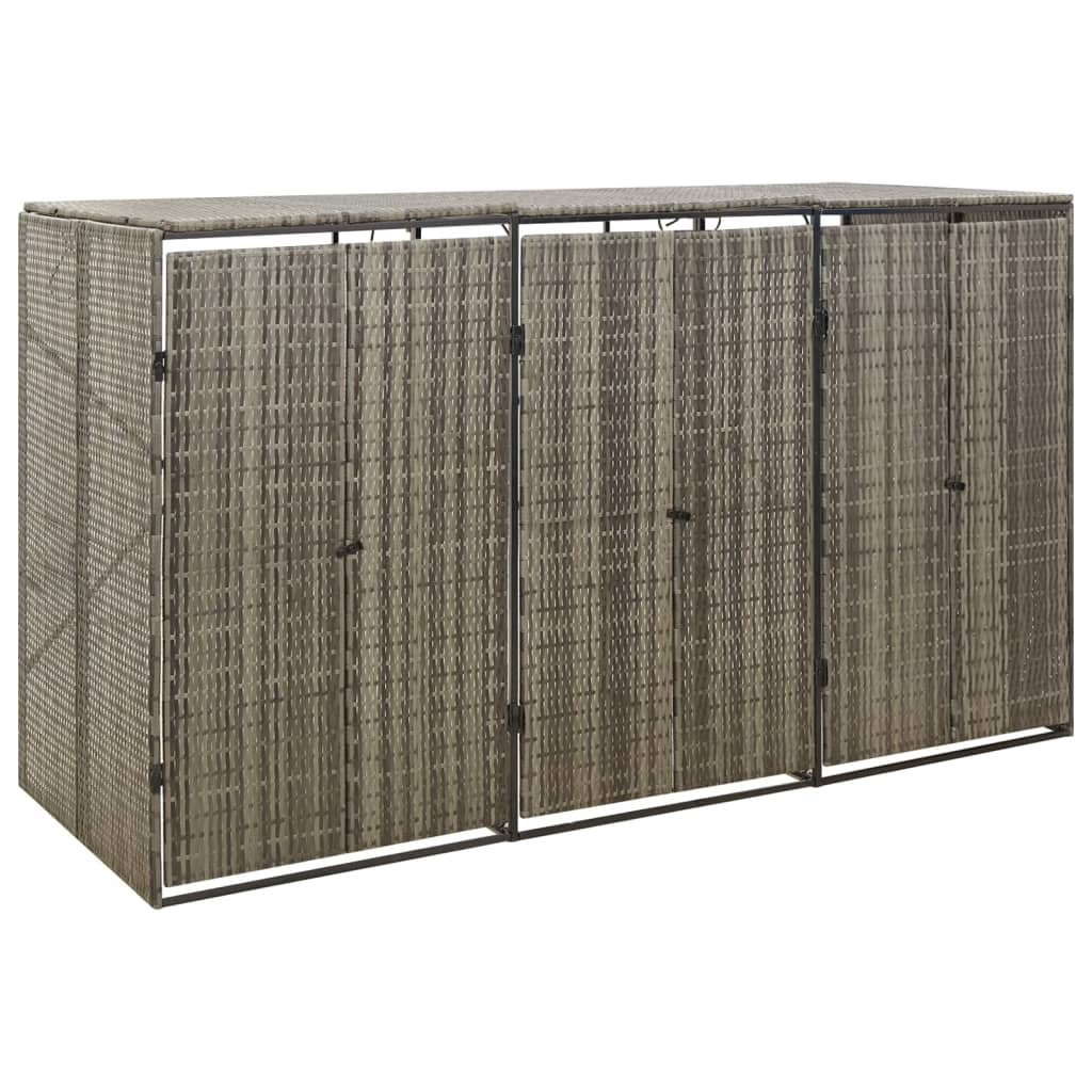 Skraldespandsskjuler 70X80X117 Cm Polyrattan