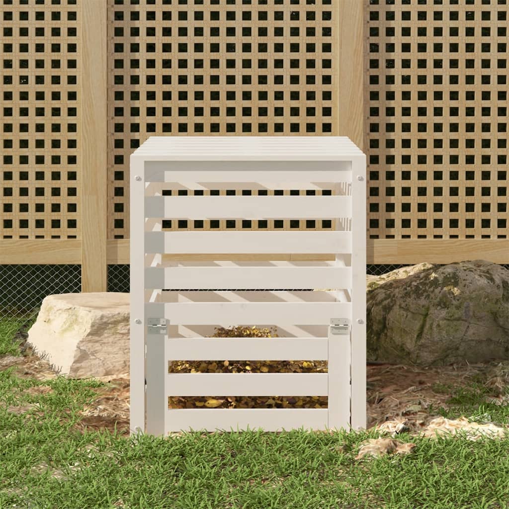 Kompostbeholder 82,5X82,5X99,5 Cm Massivt Douglasgran