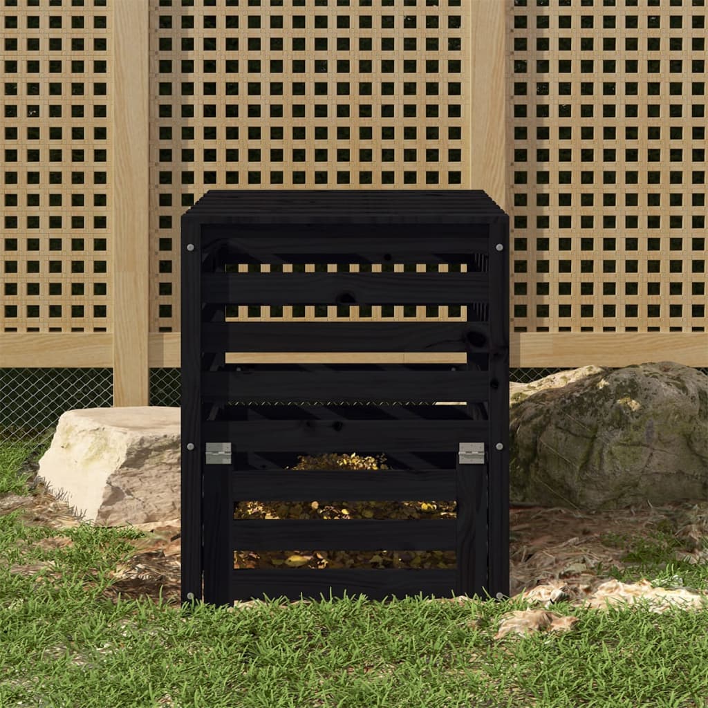 Kompostbeholder 82,5X82,5X99,5 Cm Massivt Douglasgran