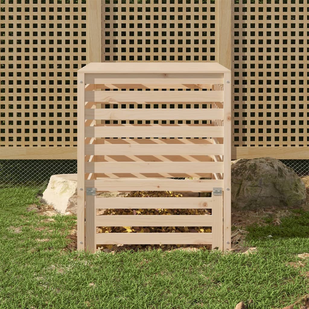 Kompostbeholder 82,5X82,5X99,5 Cm Massivt Douglasgran