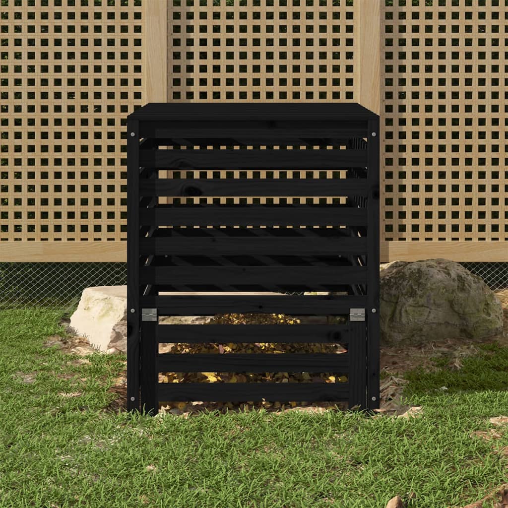 Kompostbeholder 82,5X82,5X99,5 Cm Massivt Douglasgran
