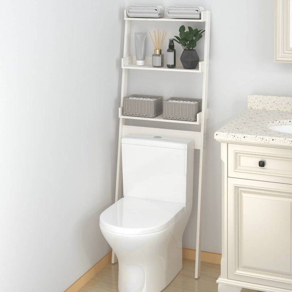 Toiletstativ 63,5X32X179 Cm Massivt Fyrretræ