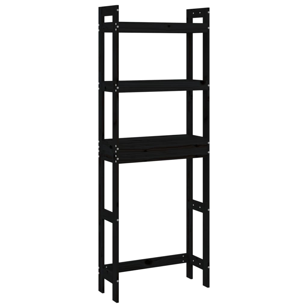 Toiletstativ 63X26X171 Cm Massivt Fyrretræ