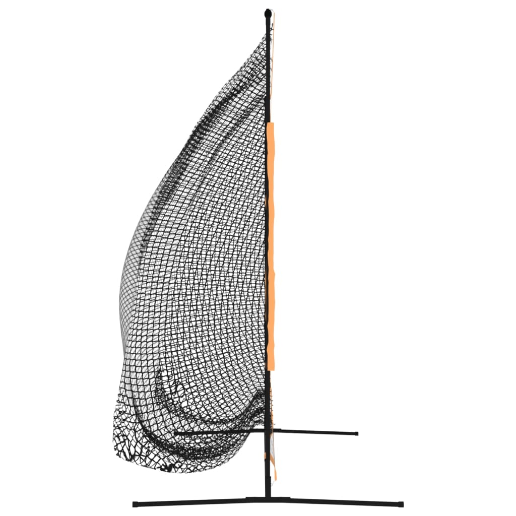 Træningsnet Til Golf 215X107X216 Cm Polyester Sort Og Orange