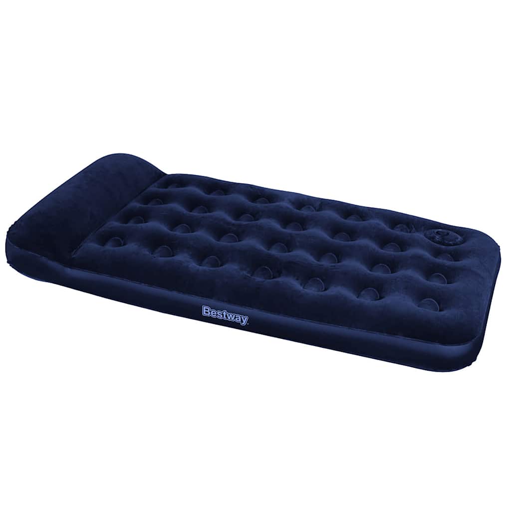 Bestway Luftmadras Med Velourtop Og Indbygget Fodpumpe 188X99X28 Cm