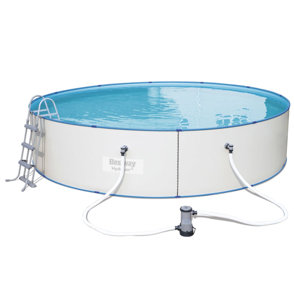 Bestway Hydrium Swimmingpoolsæt Steel Frame 460X90 Cm Rund 56386