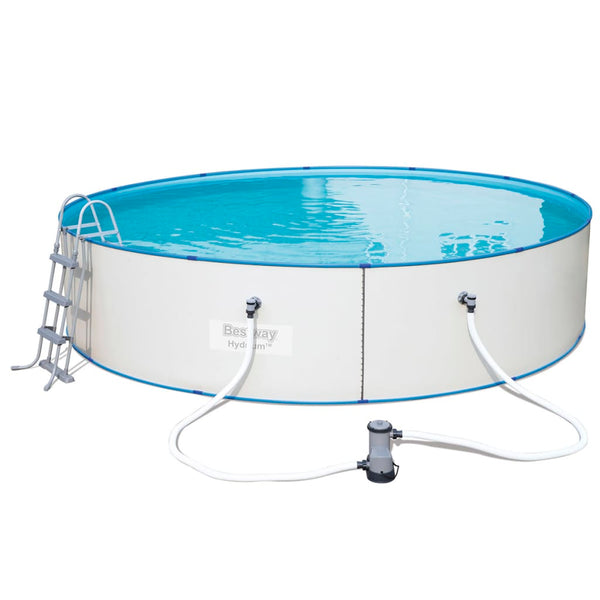 Bestway Hydrium Swimmingpoolsæt Steel Frame 460X90 Cm Rund 56386