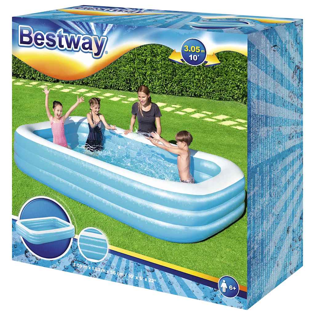 Bestway Oppusteligt Badebassin 305X183X56 Cm