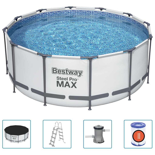 Bestway Steel Pro Max Swimmingpoolsæt Rund 366X122 Cm