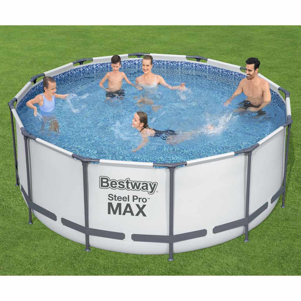 Bestway Steel Pro Max Swimmingpoolsæt Rund 366X122 Cm