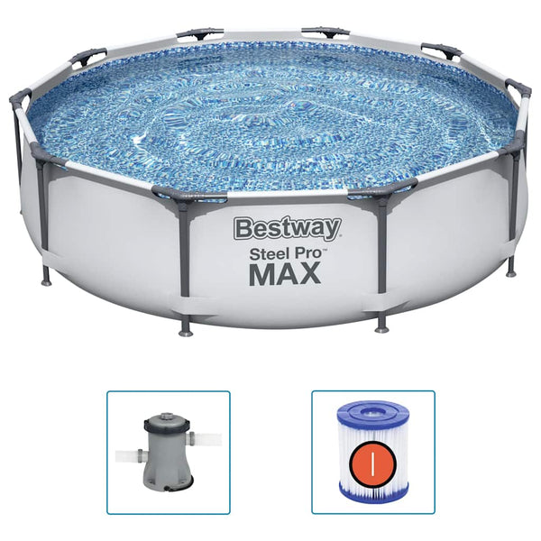 Bestway Steel Pro Max Swimmingpoolsæt 305X76 Cm