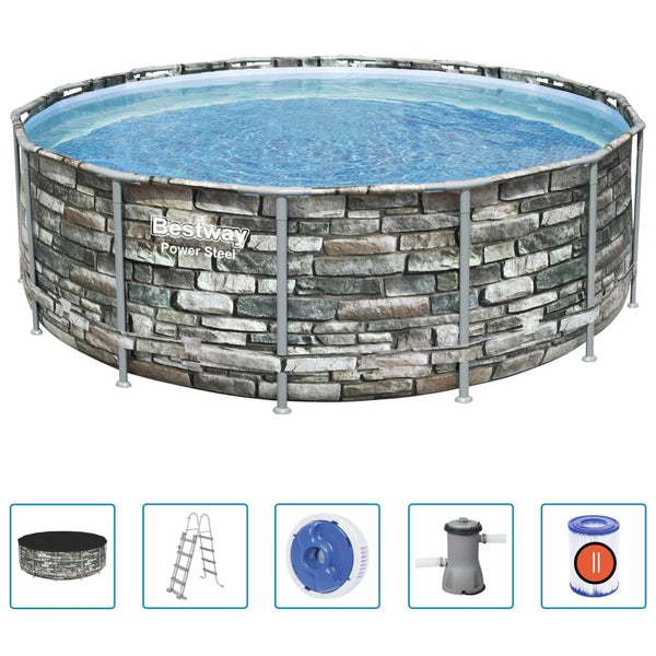 Bestway Power Steel Swimmingpool 427X122 Cm