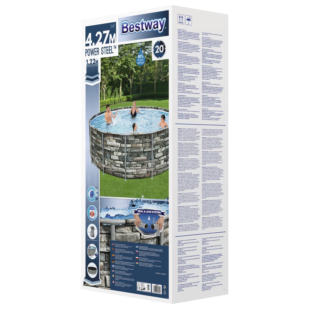 Bestway Power Steel Swimmingpool 427X122 Cm