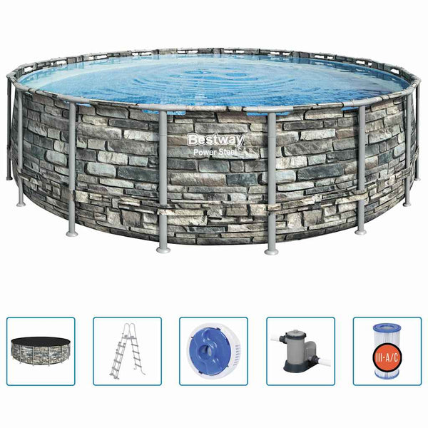 Bestway Power Steel Swimmingpool 549X132 Cm