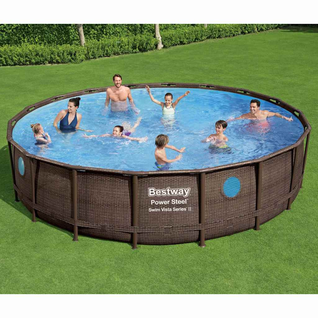 Bestway Swimmingpoolsæt Power Steel 549X122 Cm