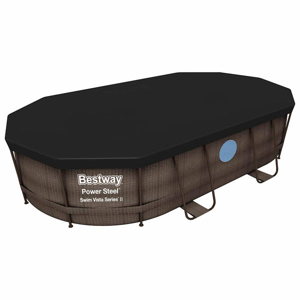 Bestway Power Steel Swimmingpoolsæt 488X305X107 Cm