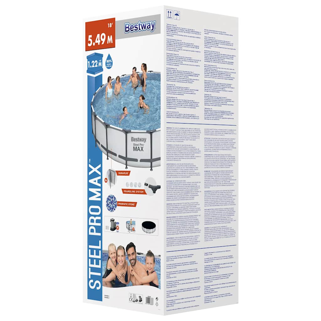 Bestway Steel Pro Max Swimmingpoolsæt 549X122 Cm