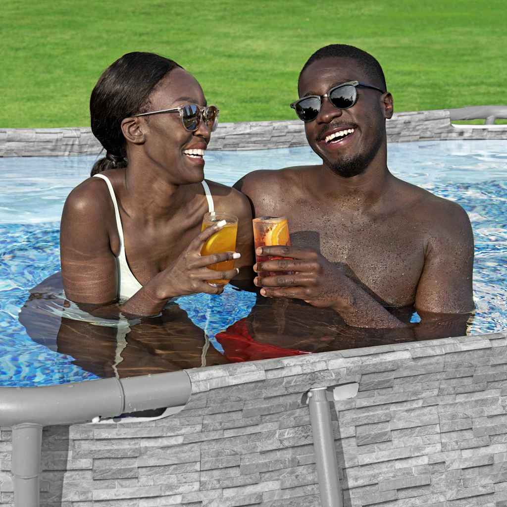 Bestway Power Steel Swimmingpoolsæt 427X250X100 Cm